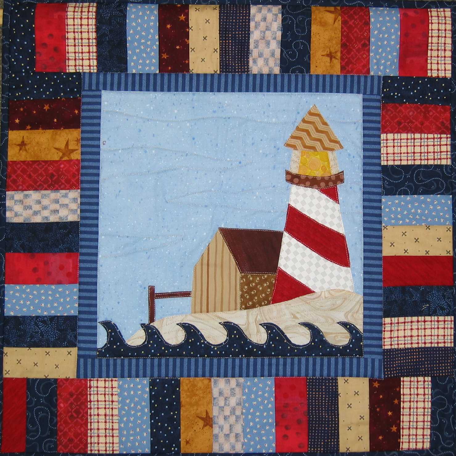 Lighthouse Applique Quilt